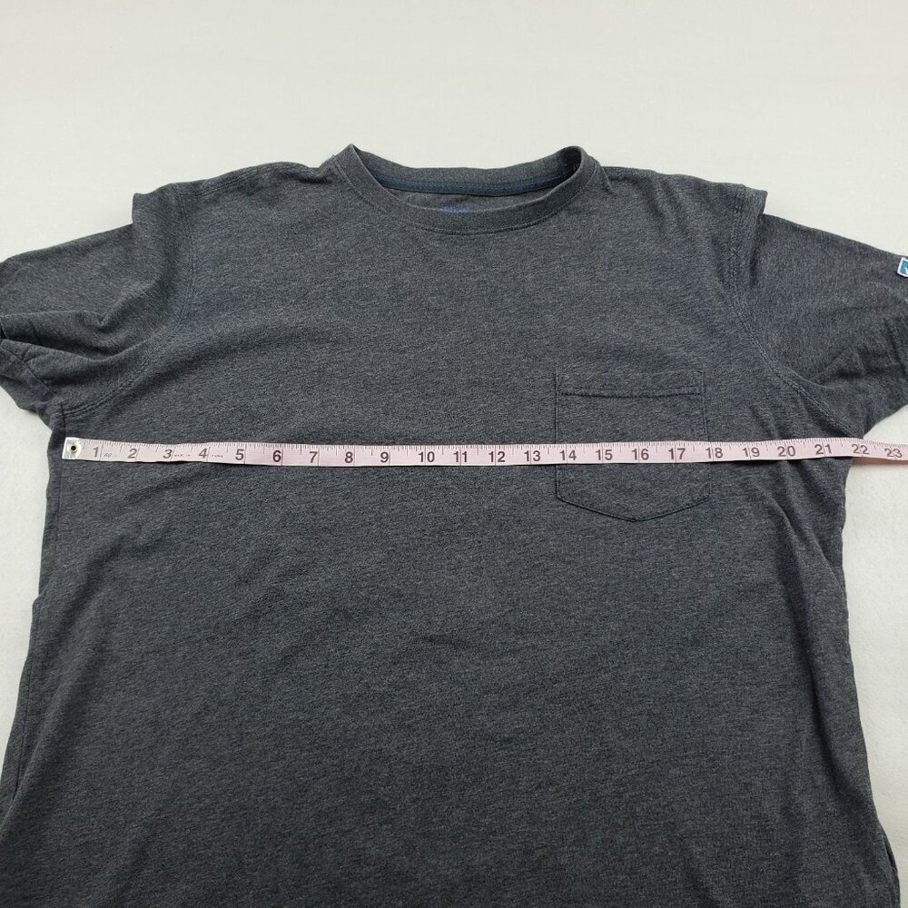 Kuhl Wildfibre Organic Cotton Tee Mens Large Gray Short Sleeve Crew Neck Shirt - Picture 10 of 11